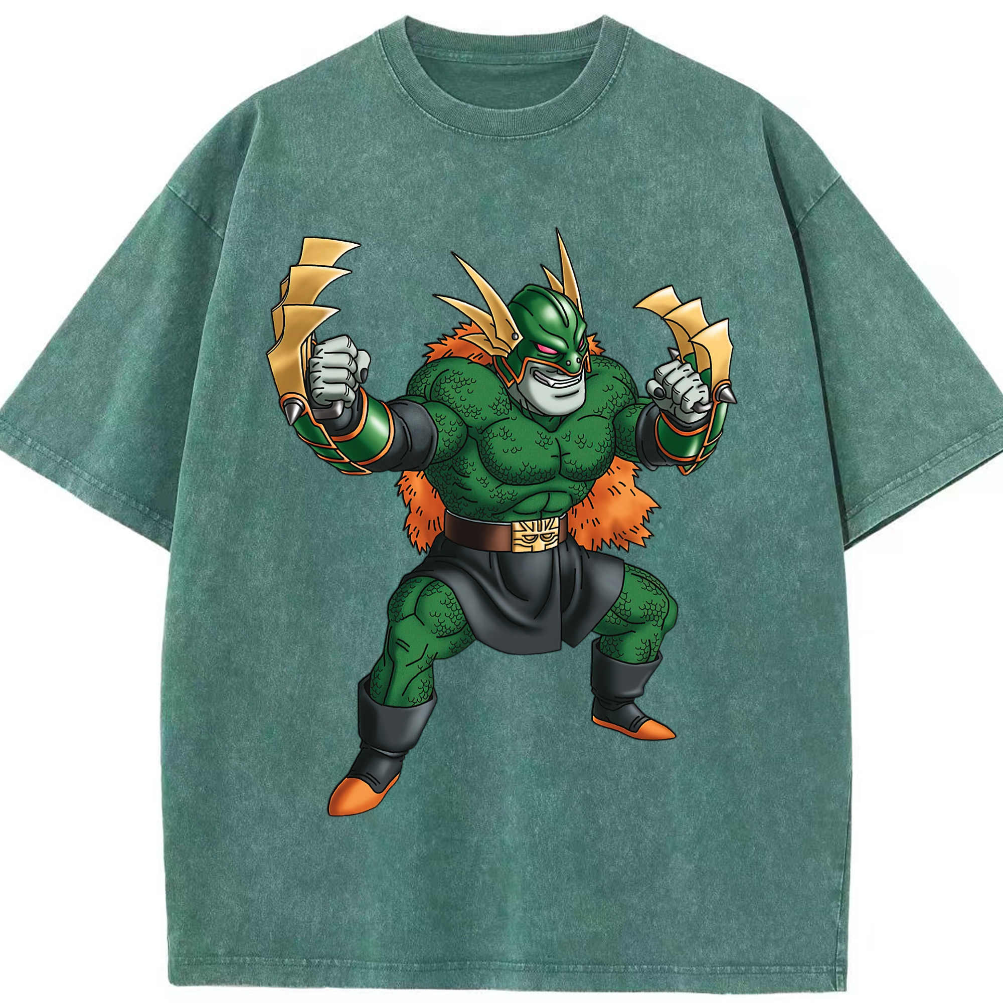 （画像用） ドラゴンクエスト Doragon Kuesuto Dragon Quest 綿100% ヴィンテージ風 半袖Tシャツ（フロントプリント）